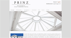 Desktop Screenshot of prinzlaw.com